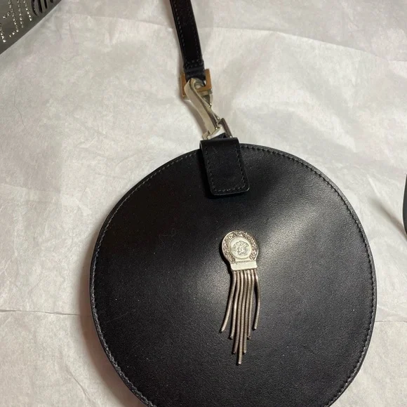 Versace Black Wristlet Clutch - Picture 1 of 3
